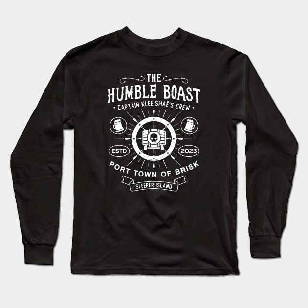 The Humble Boast Pirates Long Sleeve T-Shirt by Lagelantee